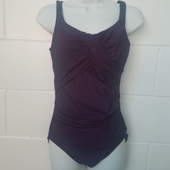 Lands' End Other - Lands' End One Piece Plum Color Swimsuit Size 10